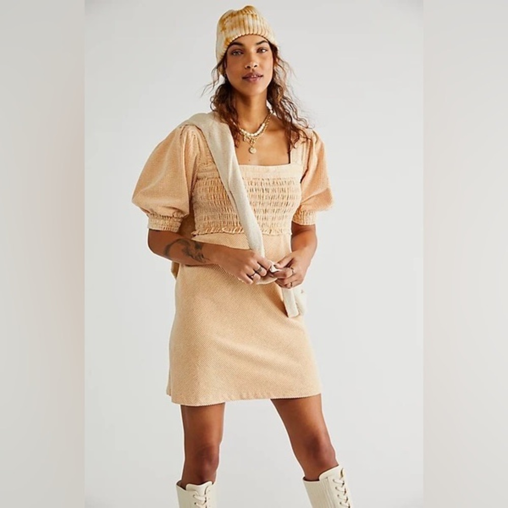 Free People Moon Flower Mini Dress Size L nwt